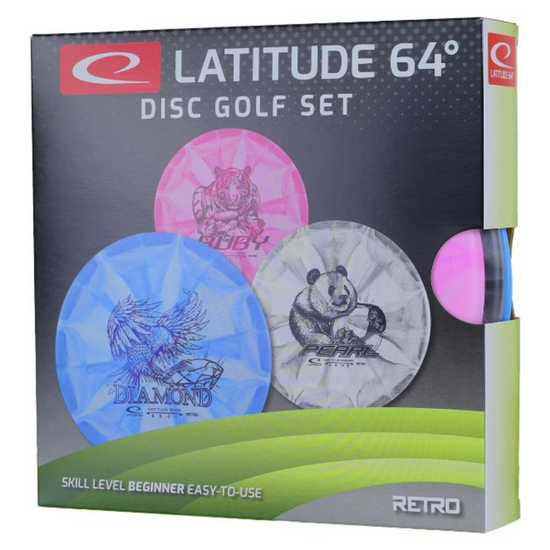 disc-disco-discgolf-frisbee-madrid-spain-españa-cesta-basket-latitude-64-set-kit-completo-facil-de-lanzar-principiantes-retro-burst