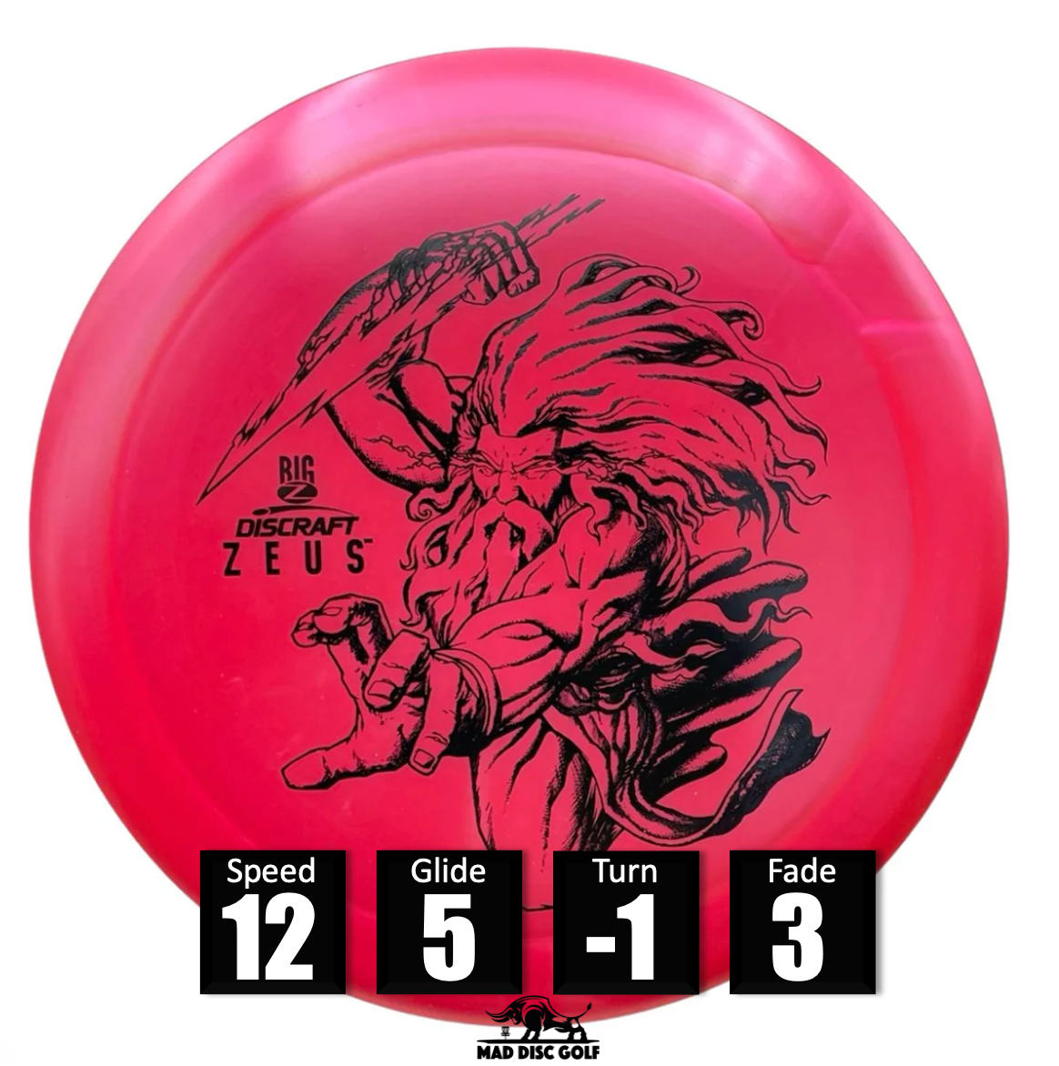 disco de disc golf driver zeus