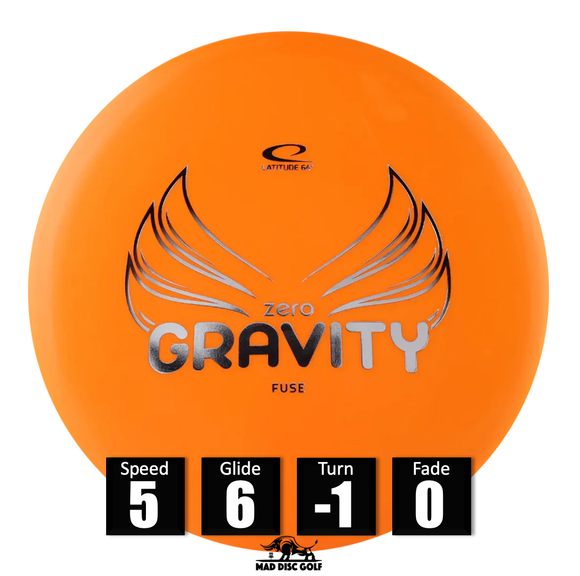 orange disco golf disc