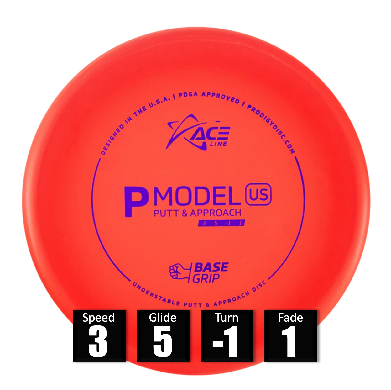 disc-disco-discgolf-frisbee-prodigy-p-model-ace-line-base-grip-understable-putter