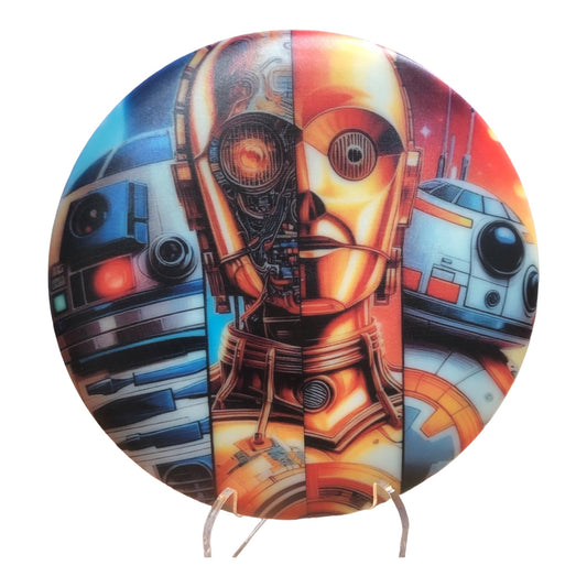 disc-disco-discgolf-frisbee-madrid-spain-españa-cesta-basket-star-wars-r2d2-c3po-bb8