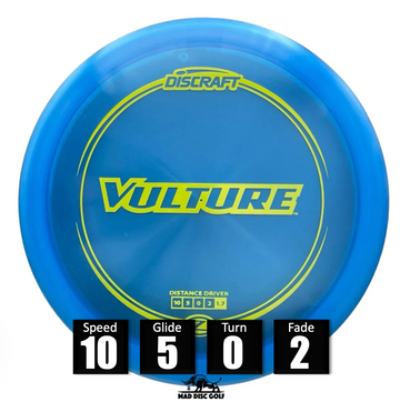 driver de disc golf en azul - discraft